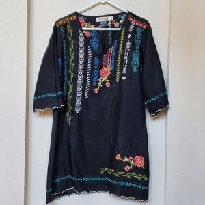 Urban Mangoz Embroidered Dress.  Size M